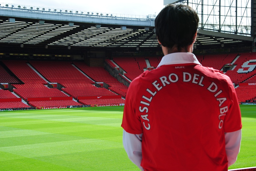 Christian McGaffney digno embajador de Casillero del Diablo y Manchester United