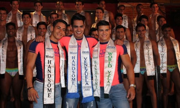 CANDIDATOS AL MISTER HANDSOME VENEZUELA 2012 PRESENTANDOS A LA PRENSA