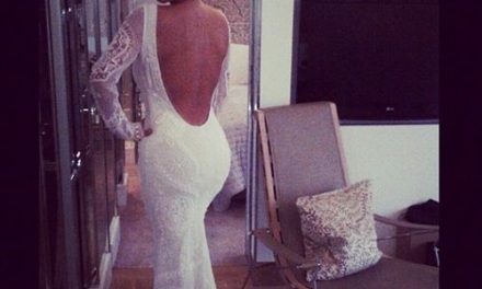 Kim Kardashian se viste de novia… ¿Boda a la vista?