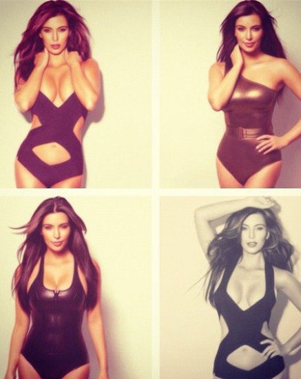 Kim Kardashian publica nueva fotos en infartantes bikinis