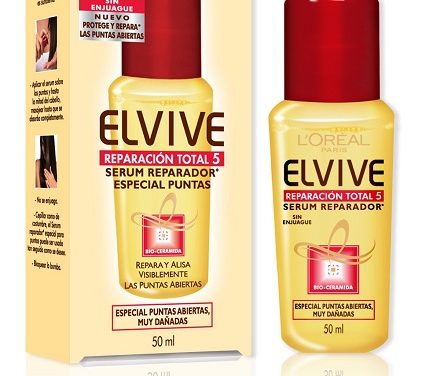 Muestra un cabello hermoso con la línea de tratamiento de Elvive REPARACIÓN TOTAL 5
