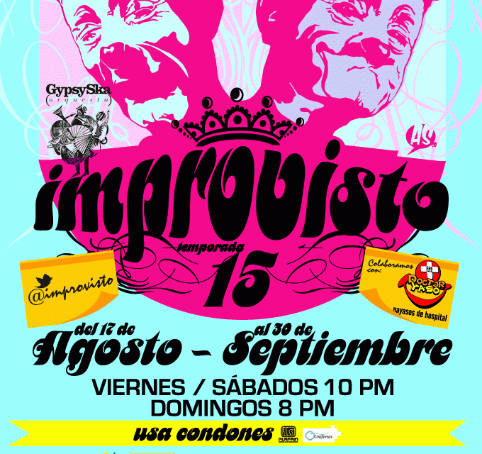 Último fin de IMPROVISTO, tendremos INVITADOS. En el Ctro Cultural BOD-CB en la Castellana