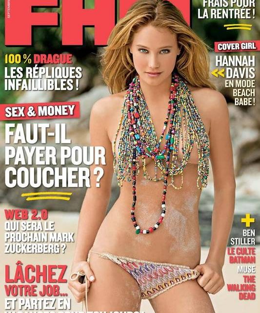 Hannah Davis seduce en portada de la revista FHM (+Fotos)