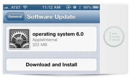 Se filtra el horario para descargar el iOS 6