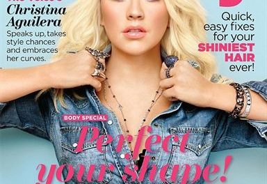 Christina Aguilera, ¿nueva víctima del Photoshop?… En ‘Lucky Magazine’