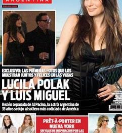 Luis Miguel estrena romance con exnovia de Al Pacino