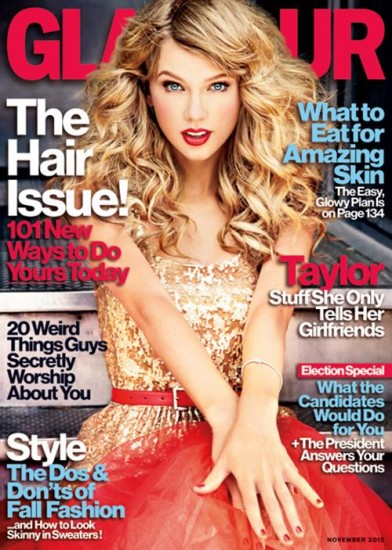 Taylor Swift deslumbra en fotos para la revista Glamour (+Fotos)