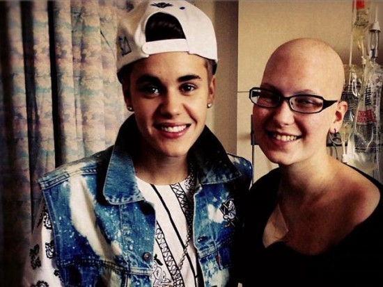 Justin Bieber visitó a fan que padece de cáncer