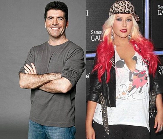 Christina Aguilera insulta y critica duramente a Simon Cowell