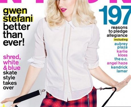 Gwen Stefani se luce en la portada de la revista Nylon (+Fotos)