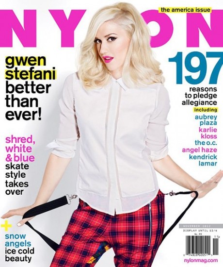 Gwen Stefani se luce en la portada de la revista Nylon (+Fotos)
