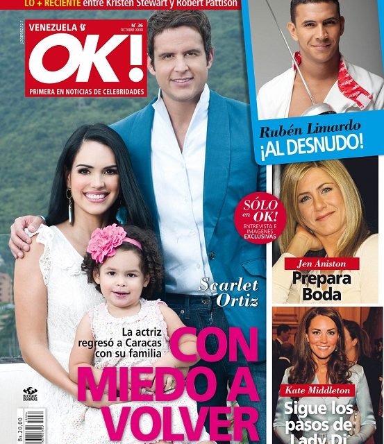 Scarlet Ortíz confiesa a OK! Venezuela que tenía miedo de volver al país