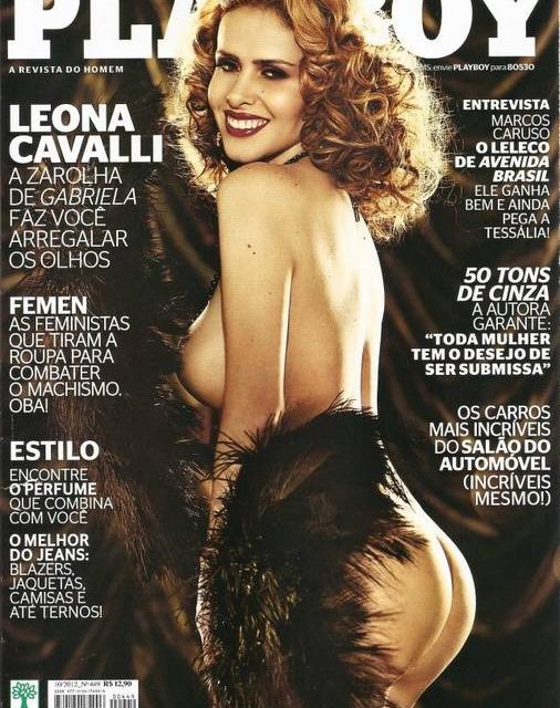 Leona Cavalli de desnuda en portada de octubre de Playboy Brasil (+Fotos)