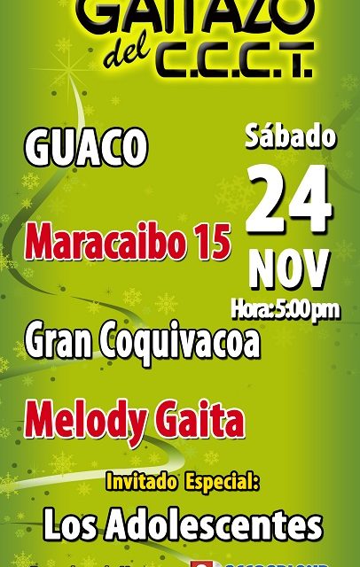 EL »SUPER GAITAZO» ES EN LA TERRAZA DEL CCCT… Será el 24 de noviembre