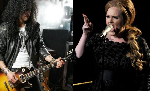 Slash es fanático de Adele, ¿se viene una colaboración?