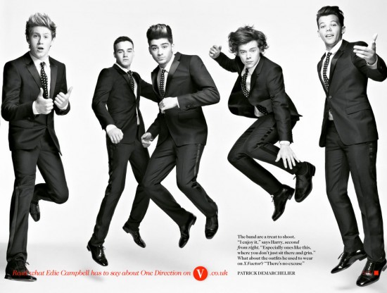 One Direction más elegantes que nunca en la revista Vogue (+Fotos)