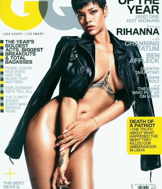 Rihanna se desnuda en la Revista GQ, diciembre 2012 (+Fotos)
