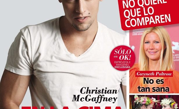 Christian Mc Gaffney al desnudo en OK! Venezuela
