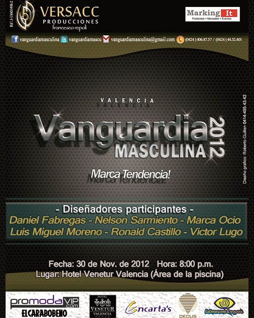 Vanguardia Masculina 2012 A beneficio de los niños con VIH