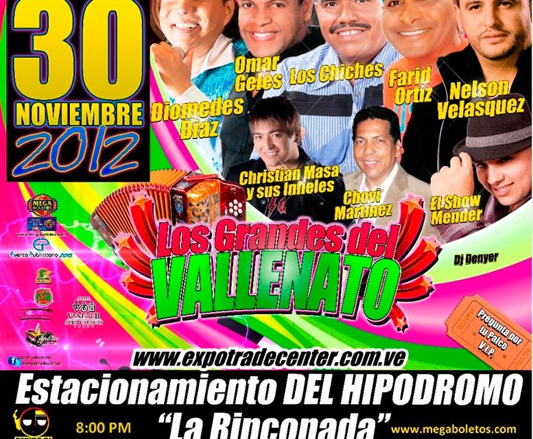 ESTE VIERNES 30 DE NOVIEMBRE GRAN HOMENAJE A DIOMEDES DÍAZ CON LOS GRANDES DEL VALLENATO