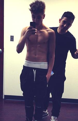 Justin Bieber quiere aumentar el tamaño de sus músculos