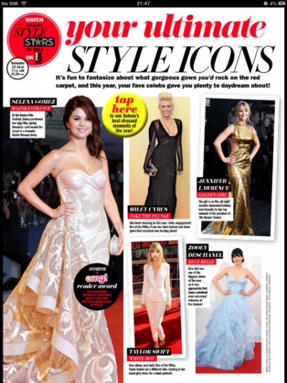 Selena Gomez: la Mejor Vestida del 2012 por la revista Seventeen