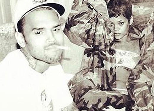 Chris Brown y Rihanna, juntos en ropa interior