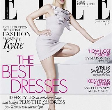 Portada de ‘ELLE UK’: Kylie Minogue admite que le horroriza mirarse al espejo