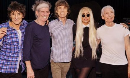 Lady Gaga se fue de fiesta con los Rolling Stones