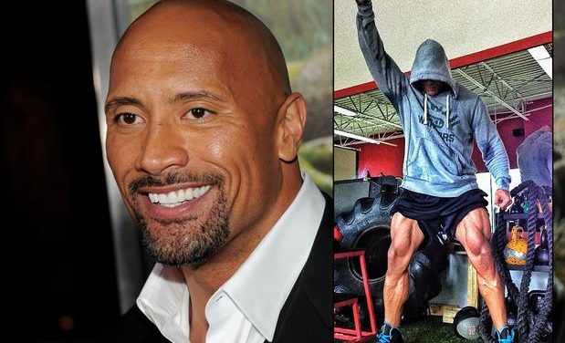 Dwayne Johnson ‘La Roca’ presume sus piernas en Twitter (+Foto)