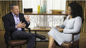 Oprah Winfrey confirmó que Armstrong confesó dopaje