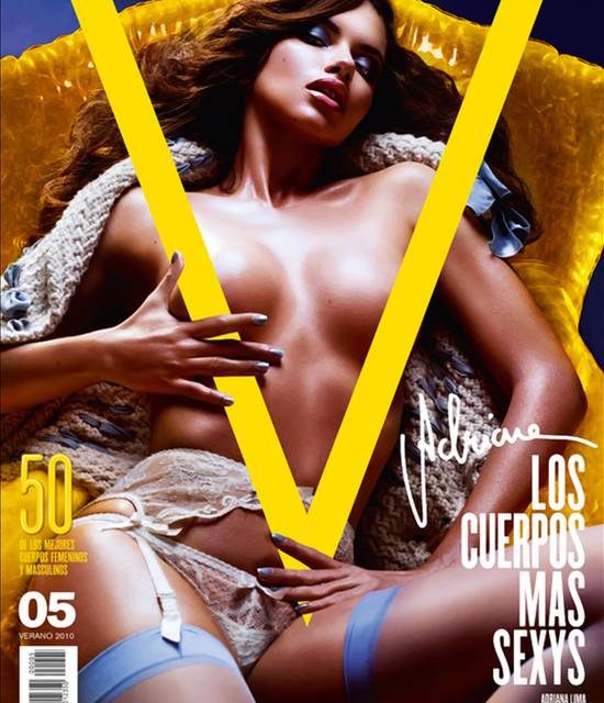 Adriana Lima, Natasha  y otras super modelos en topless para V Magazine (+Fotos)