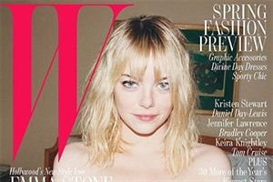La actriz Emma Stone portada de W Magazine