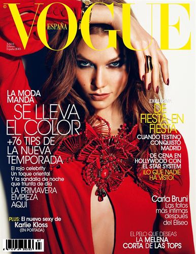 Karlie Kloss inunda de sensualidad la portada de la revista ‘Vogue’
