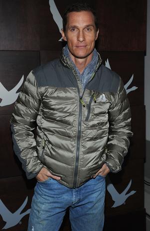 Matthew McConaughey aparece en Sundance con 12 kilos de más
