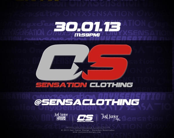 ONYX LANZA LÍNEA DE ROPA »SENSATION CLOTHING»