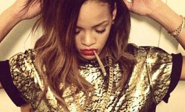 Rihanna genera polémica por imagen con marihuana