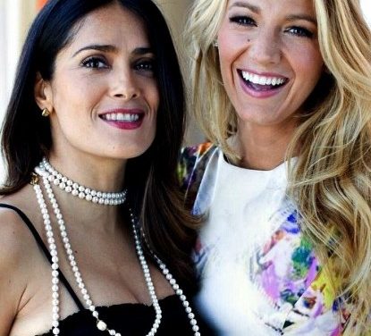 Blake Lively revela que su ‘amor platónico’ es Salma Hayek