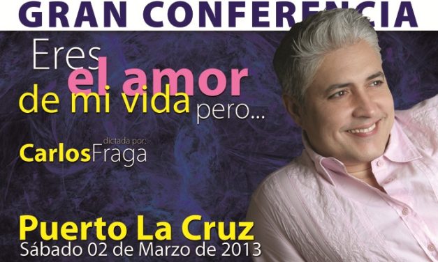 EXITOSA CONFERENCIA DE CARLOS FRAGA LLEGA EN MARZO A LECHERIA