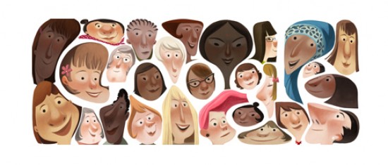 Google rinde homenaje con Doogle por el Día internacional de la mujer este 8 de marzo