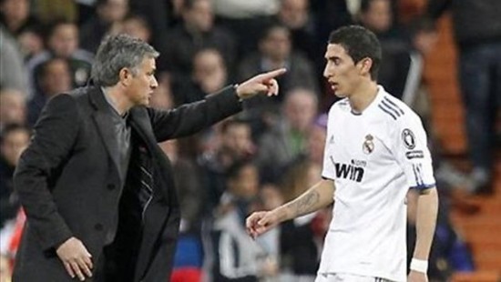 José Mourinho le dice a Ángel Di María que se cuide