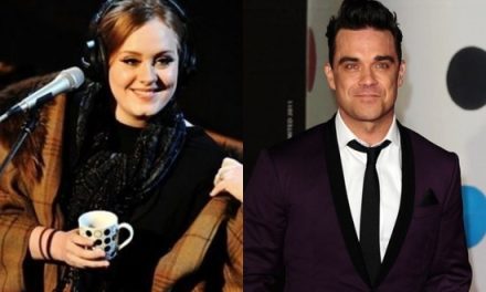 Adele grabaría canción con Robbie Williams