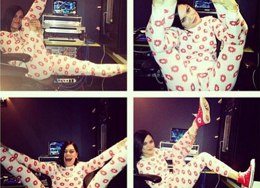 Jessie J se abre las piernas en el estudio