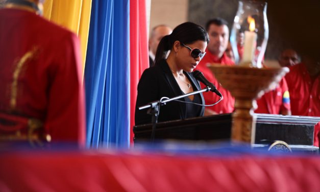 María Gabriela Chávez, hizo una emotiva despedida a su padre (+Video)