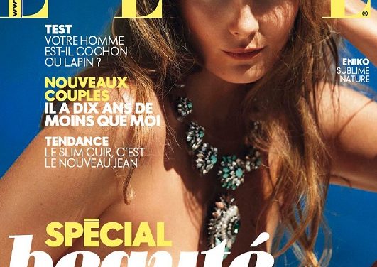 Eniko Mihalik en topless para la revista Elle de Francia Marzo 2013 (+Fotos)