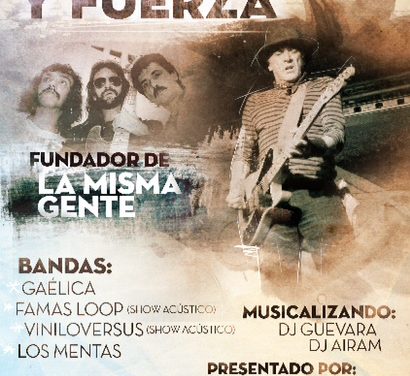 »Luz y Fuerza» concierto en apoyo a PPT LIZARDO, fundador de La Misma Gente
