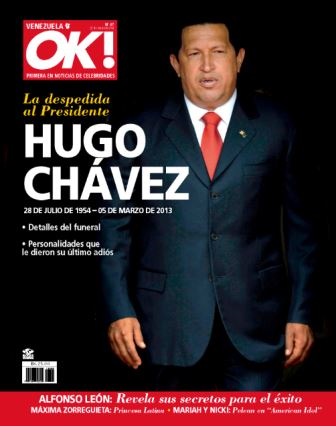 OK! Venezuela despide a Hugo Chavez… La revista expande su tamaño