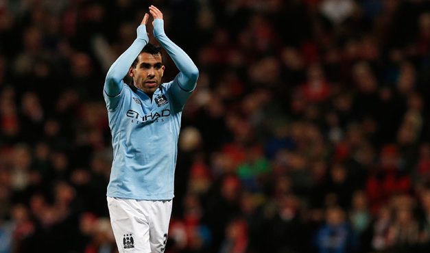 Triplete de Tévez comandó goleada del Manchester City en Copa