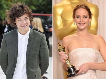 Harry Styles está deslumbrado con Jennifer Lawrence