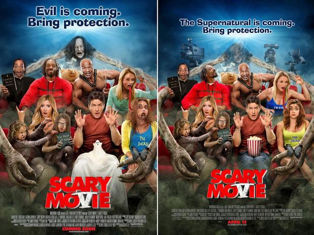 Póster de ‘Scary Movie 5’ es censurado por contenido sexual